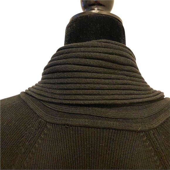 Talbots Black Short Sleeve Shrug Cardigan Sweater‎ Sz XL - Picture 9 of 13